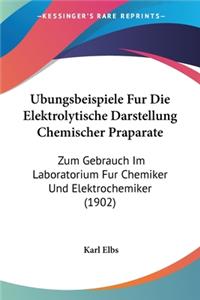 Ubungsbeispiele Fur Die Elektrolytische Darstellung Chemischer Praparate