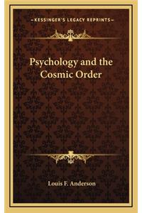 Psychology and the Cosmic Order