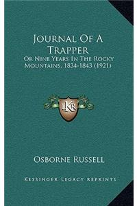 Journal of a Trapper