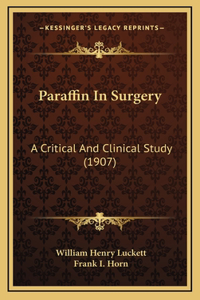 Paraffin in Surgery