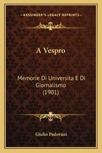 A Vespro