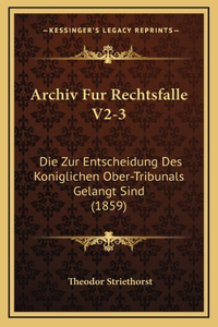 Archiv Fur Rechtsfalle V2-3