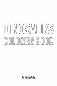 Dinosaurs with Scissor Skills Coloring Book for Children - Create Your Own Doodle Cover (8x10 Softcover Personalized Coloring Book / Activity Book)