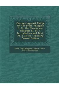 Orations Against Philip