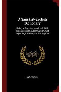 A Sanskrit-english Dictionary