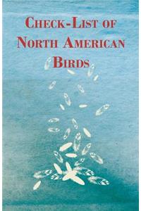 Check-List of North American Birds