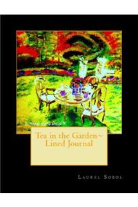 Tea in the Garden Lined Journal