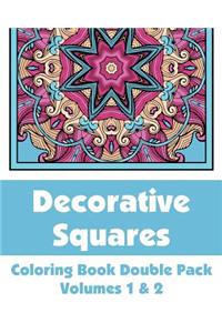 Decorative Squares Coloring Book Double Pack (Volumes 1 & 2)