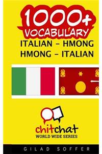 1000+ Italian - Hmong Hmong - Italian Vocabulary