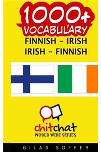 1000+ Finnish - Irish Irish - Finnish Vocabulary