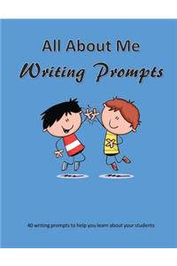 All about Me Writing Prompts