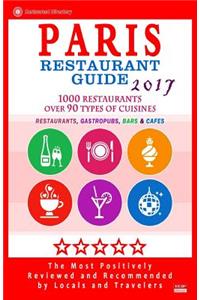 Paris Restaurant Guide 2017