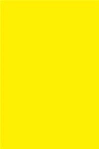 Journal Canary Yellow Color Simple Plain Yellow