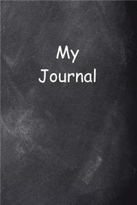 My Journal Chalkboard Design