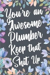 You're An Awesome Plumber Keep That Shit Up