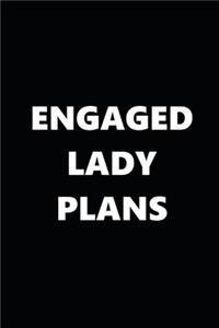 2020 Daily Planner Engaged Lady Plans Black White 388 Pages