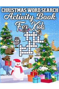 Christmas Word Search Activity Book for Kids