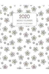 2020 Weekly Planner January to December
