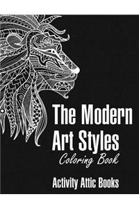 Modern Art Styles Coloring Book