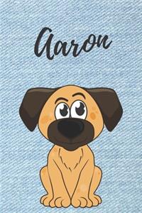 Aaron Hunde-Notizbuch / Malbuch / Tagebuch