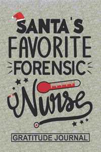 Santa's Favorite Forensic Nurse - Gratitude Journal
