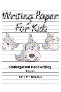 Kindergarten Handwriting Paper ABC Writing Paper For Kids 8.5