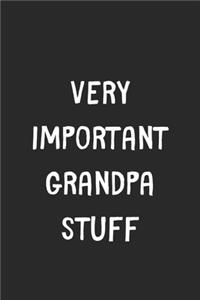 Very Important Grandpa Stuff