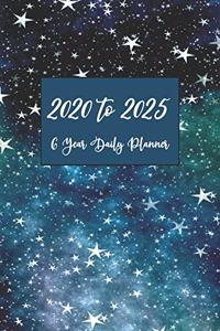 6 Year Daily Planner 2020 To 2025