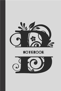 B Notebook letter