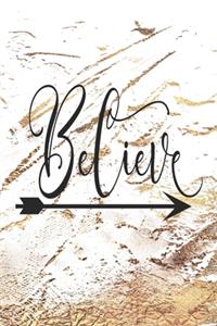 Believe: 2020 Diary, Planner, Organiser - Week Per View - with Inspirational Motivational Quote