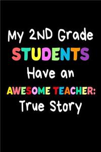 My 2nd Grade Students Have An Awesome Teacher