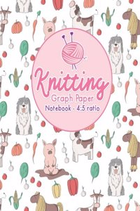 Knitting Graph Paper Notebook - 4