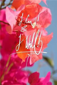 I can and I will