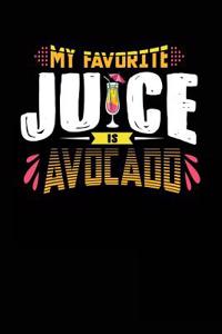 My Favorite Juice Is Avocado