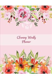 Cleaning Weekly Planner