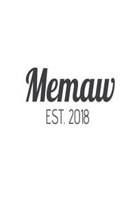 Memaw Est. 2018