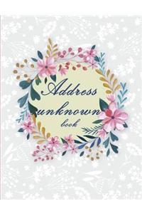 Address unknown book