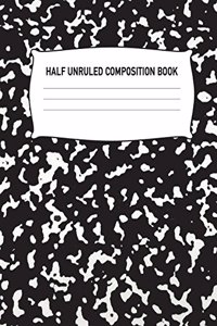 Half Unruled Composition Book