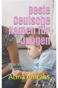 Beste Deutsche Namen für Jungen