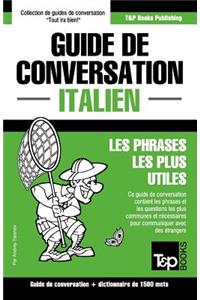 Guide de conversation Français-Italien et dictionnaire concis de 1500 mots