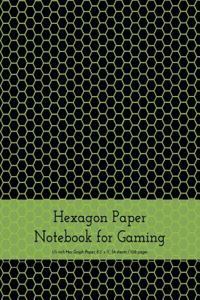 Hexagon Paper Notebook for Gaming