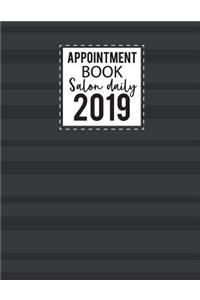 Salon Daily Appointment Book 2019