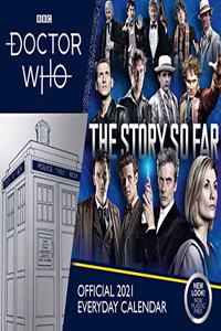 Doctor Who 2021 Desk Block Calendar - Official Desk Block Format Calendar