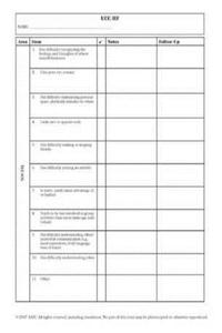 Underlying Characteristics Checklist-High Functioning 20-Pk