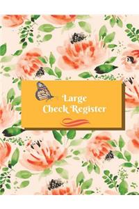 Large Check Register