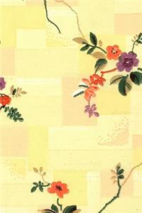 Journal: Antique Wallpaper Design Cover Notebook - Blank Book / Sketch / Drawing Book - 6 X 9 Paper - Unlined Journal - 100 Pages