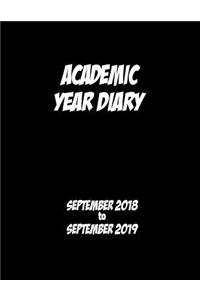 Academic Year Diary - 2018 to 2019