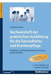 Nachweisheft Der Praktischen Ausbildung Fur Die Gesundheits- Und Krankenpflege