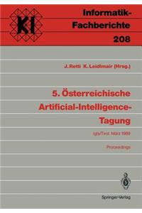 5. Österreichische Artificial-Intelligence-Tagung