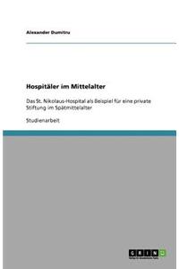 Hospitäler im Mittelalter